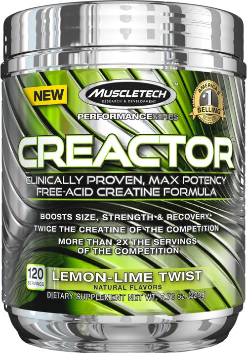 MuscleTech Creactor - 120 Servings Lemon Lime