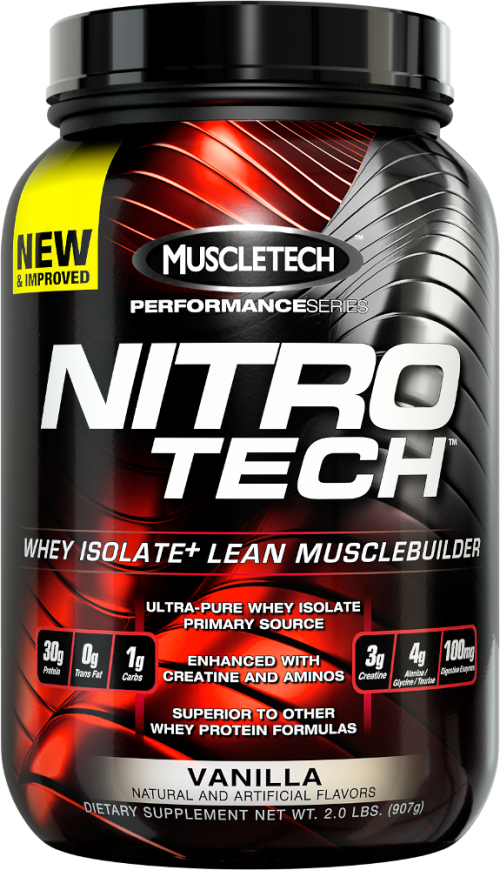 MuscleTech Nitro-Tech - 2lbs Vanilla