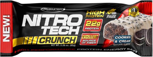 MuscleTech Nitro-Tech Crunch Bar - 1 Bar Strawberry Cheesecake