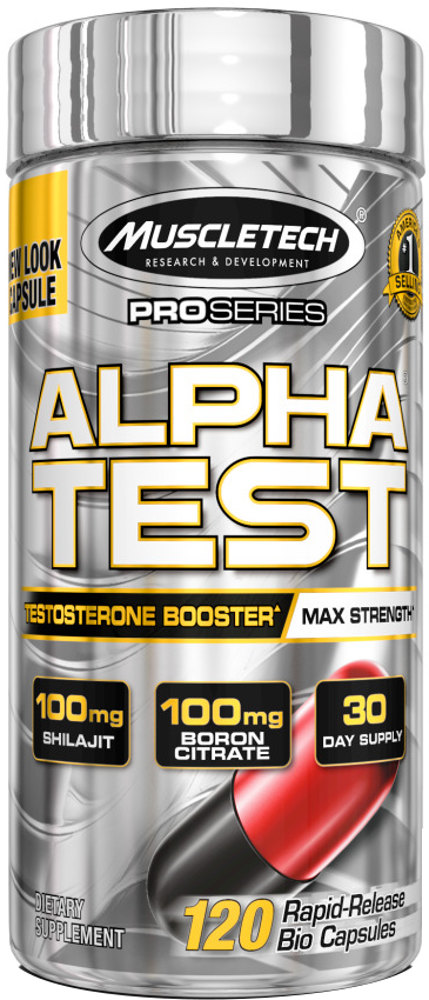 MuscleTech Pro Series Alpha Test - 120 Caplets