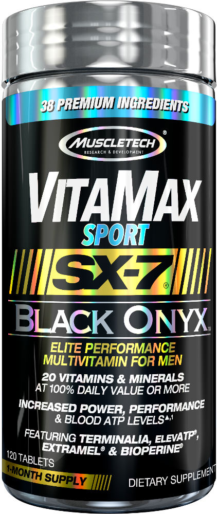 MuscleTech VitaMax Sport SX-7 Black Onyx for Men - 120 Tablets