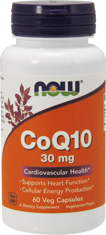 NOW Foods CoQ10 - 30mg/60 VCapsules