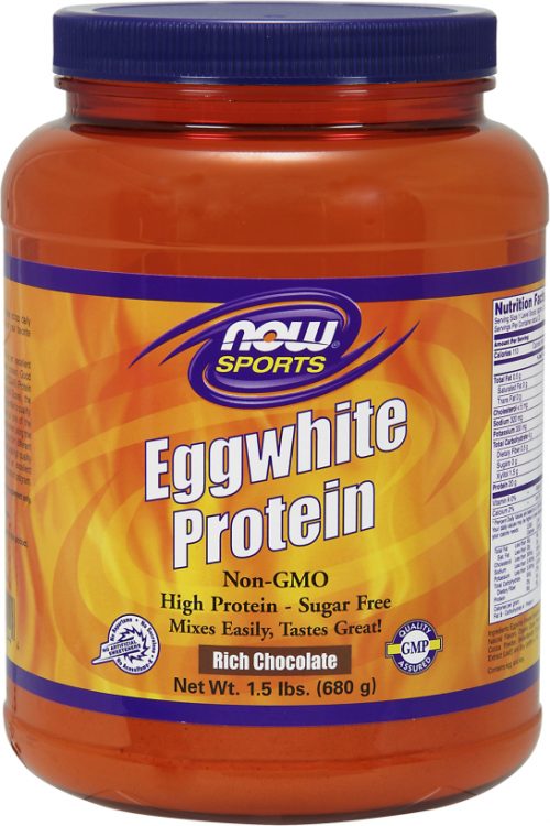NOW Foods Eggwhite Protein - 1.5lbs Rich Chocolate
