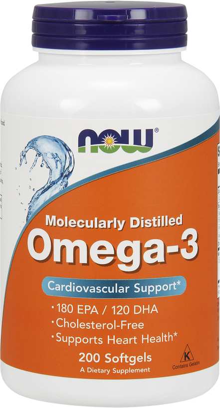NOW Foods Omega-3 - 200 Softgels