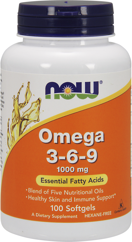NOW Foods Omega 3-6-9 - 100 Softgels