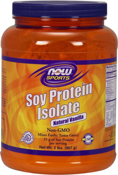 NOW Foods Soy Protein Isolate - 2lbs Natural Vanilla