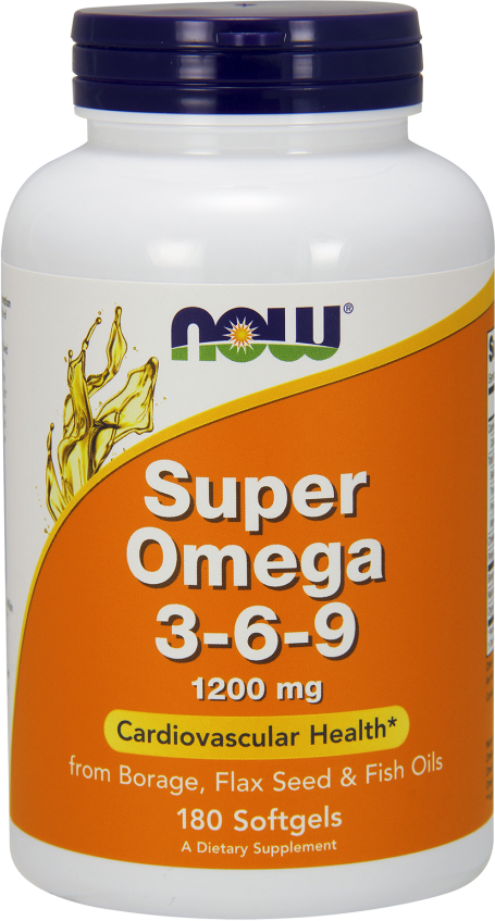 NOW Foods Super Omega 3-6-9 - 180 Softgels