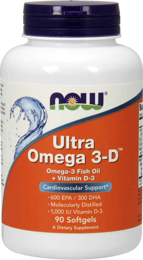 NOW Foods Ultra Omega 3-D - 90 Softgels