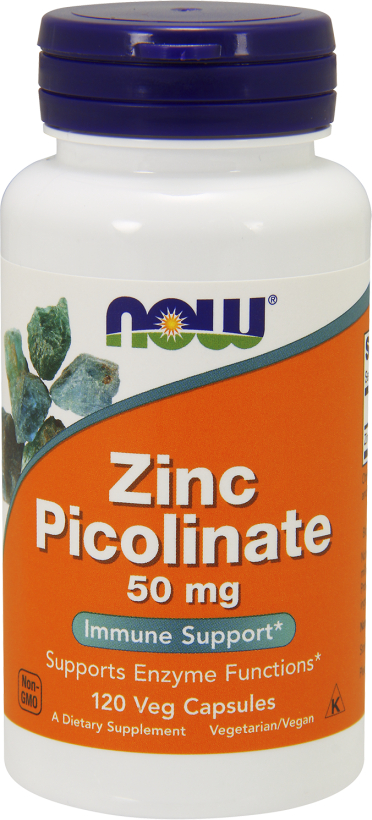 NOW Foods Zinc Picolinate - 120 Capsules