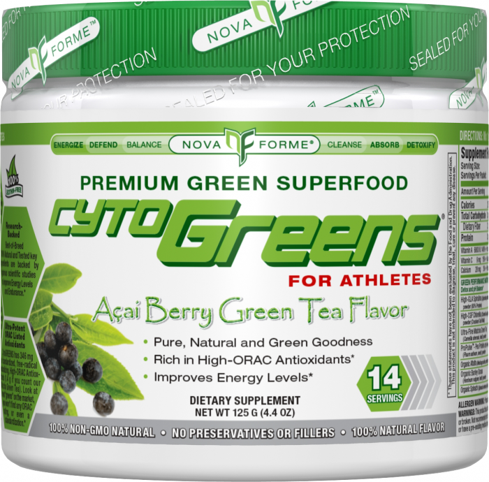 Novaforme CytoGreens - 14 Servings Berry Green Tea