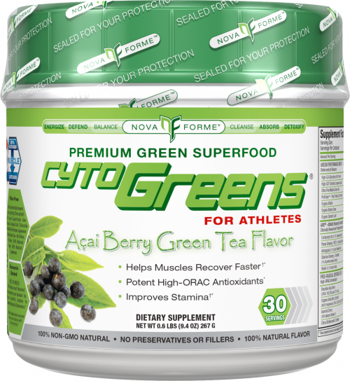 Novaforme CytoGreens - 30 Servings Berry Green Tea