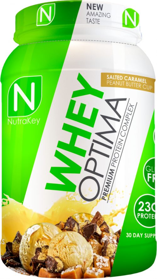 NutraKey Whey Optima - 2lbs Salted Caramel Peanut Butter Cup