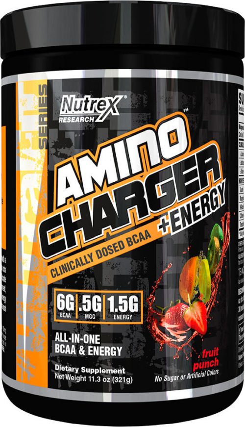 Nutrex Amino Charger Plus Energy - 30 Servings Fruit Punch