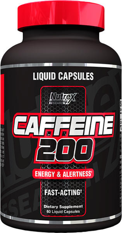 Nutrex Caffeine 200 - 60 Liquid Capsules