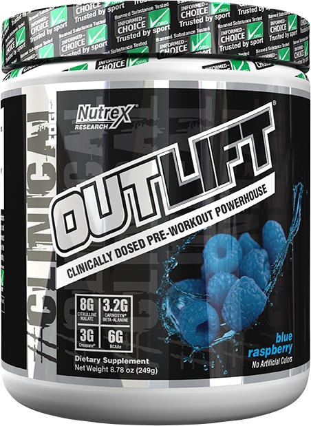Nutrex Outlift - 10 Servings Blue Raspberry