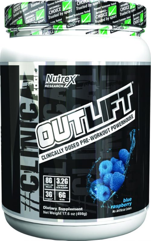 Nutrex Outlift - 20 Servings Blue Raspberry