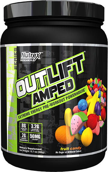 Nutrex Outlift Amped - 20 Servings Fruit Candy