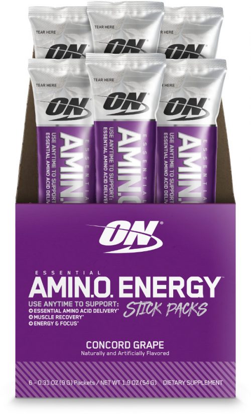 Optimum Nutrition Amino Energy - 6 Stick Packs Concord Grape
