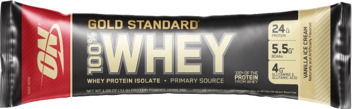 Optimum Nutrition Gold Standard 100% Whey - 1 Stick Pack Vanilla Ice C