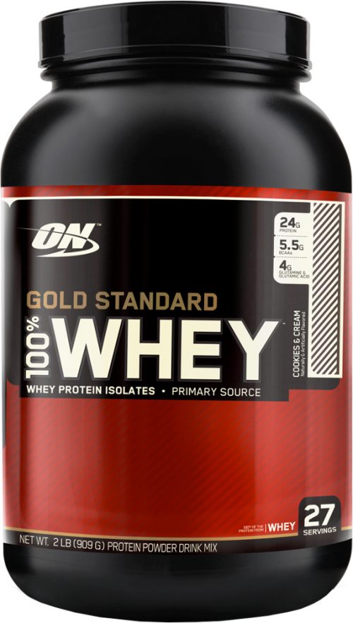 Optimum Nutrition Gold Standard 100% Whey - 2lbs Cookies & Cream