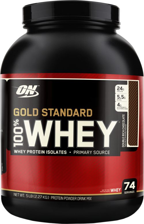 Optimum Nutrition Gold Standard 100% Whey - 5lbs Double Rich Chocolate