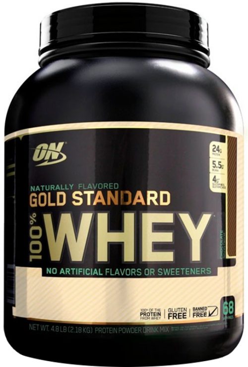 Optimum Nutrition Gold Standard Natural 100% Whey - 4.8lbs Natural Cho