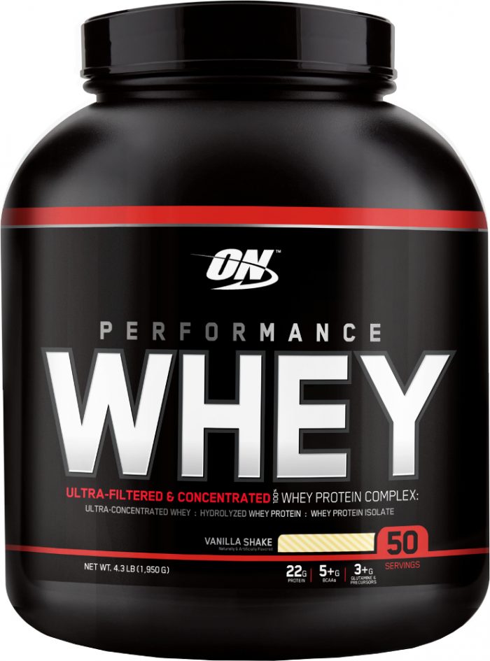 Optimum Nutrition Performance Whey - 50 Servings Vanilla Shake