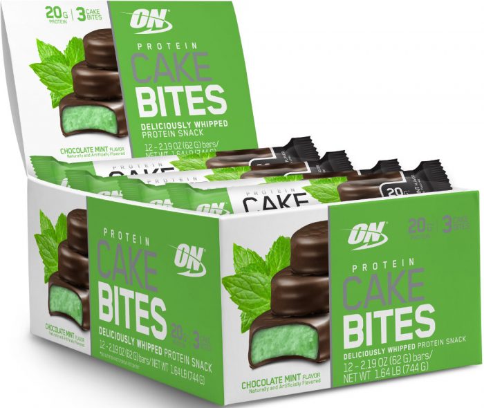 Optimum Nutrition Protein Cake Bites - Box of 12 Chocolate Mint