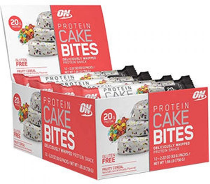Optimum Nutrition Protein Cake Bites - Box of 12 Fruity Cereal