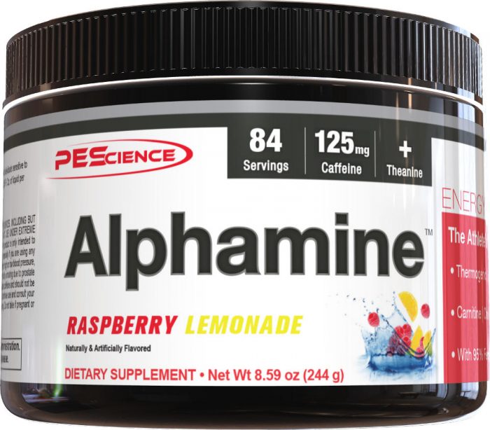PEScience Alphamine - 84 Servings Raspberry Lemonade