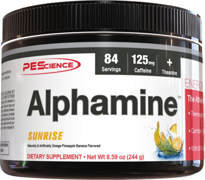 PEScience Alphamine - 84 Servings Sunrise