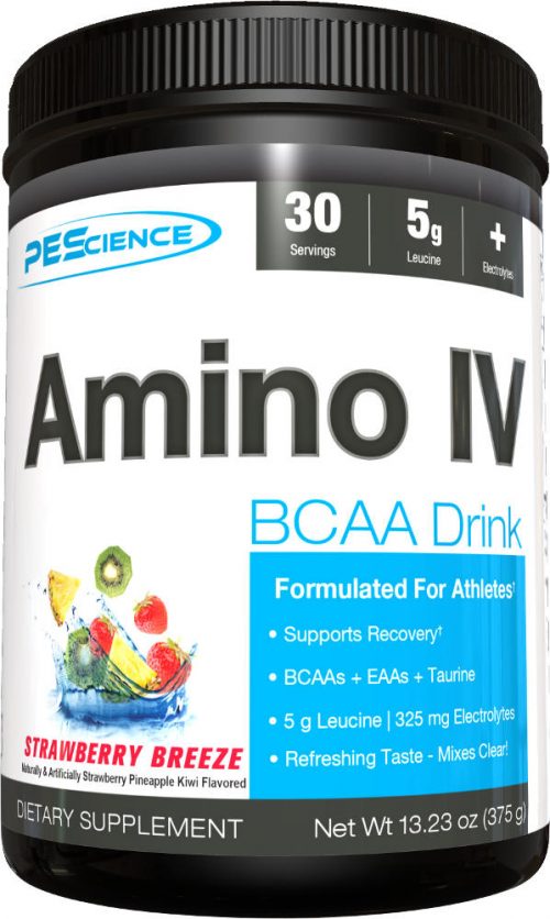 PEScience Amino IV - 30 Servings Strawberry Breeze