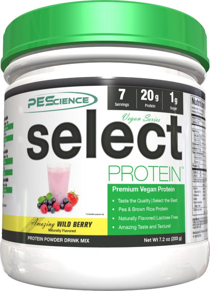 PEScience Select Vegan Protein - 7 Servings Wild Berry