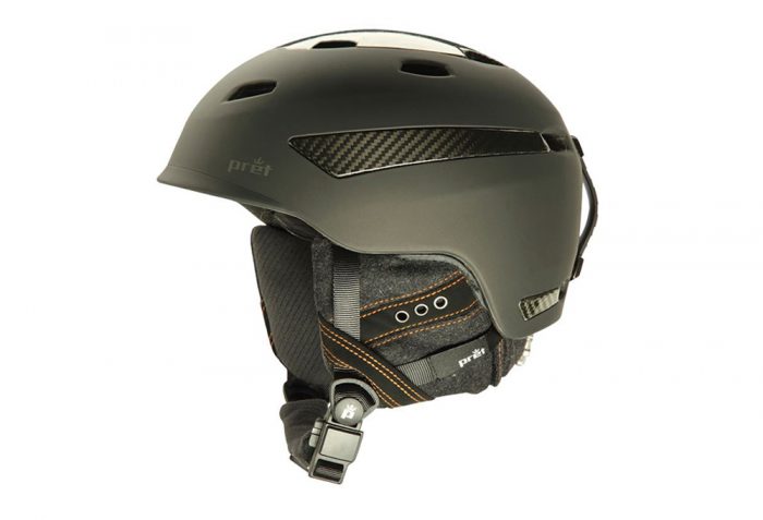 Pret Carbon Effect Helmet - 2015 - rubber charcoal carbon, small