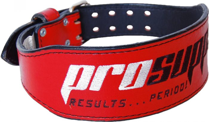 ProSupps Fitness Gear Cardillo Weight Belt - Red Large