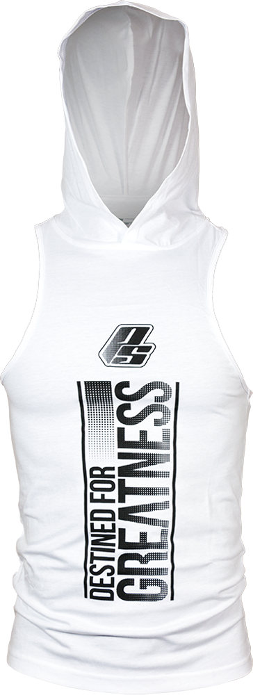 ProSupps Fitness Gear DFG Hoodie Tank - White Large