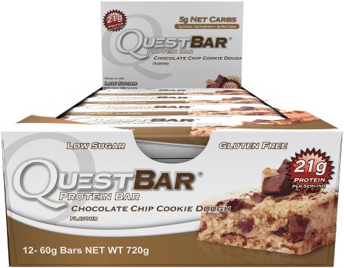 Quest Nutrition Quest Bar - Box of 12 Chocolate Chip Cookie Dough