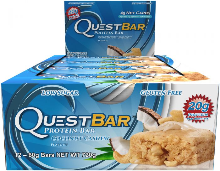 Quest Nutrition Quest Bar - Box of 12 Coconut Cashew