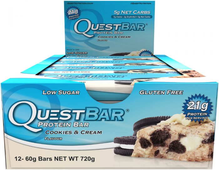Quest Nutrition Quest Bar - Box of 12 Cookies & Cream