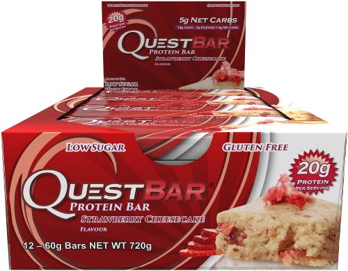 Quest Nutrition Quest Bar - Box of 12 Strawberry Cheesecake