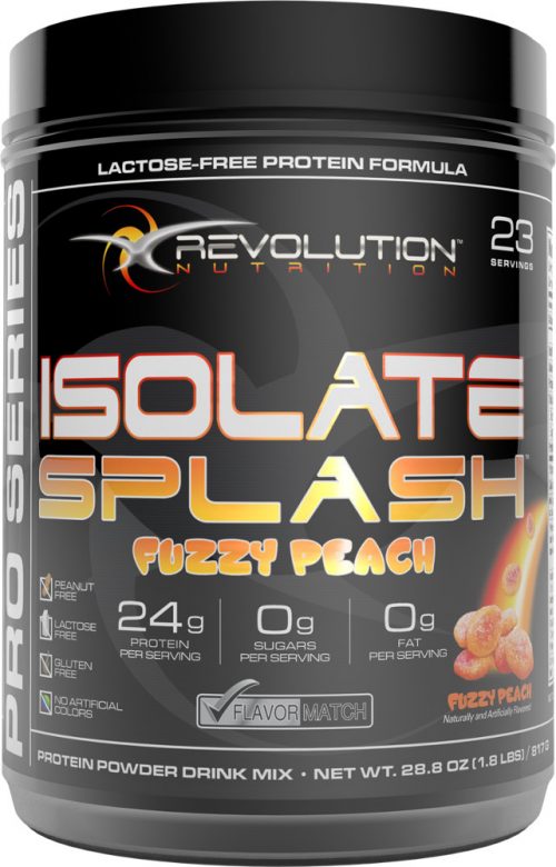 Revolution Nutrition Isolate Splash - 23 Servings Fuzzy Peach