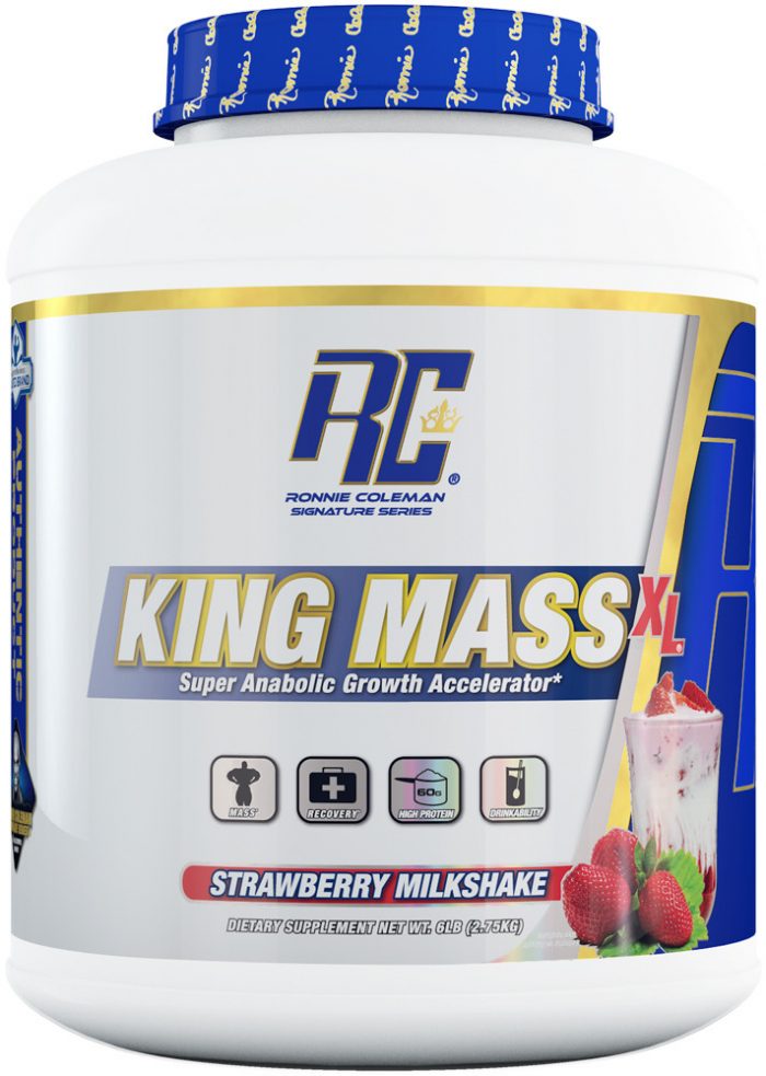 Ronnie Coleman Signature Series King Mass XL - 6lbs Strawberry Milksha