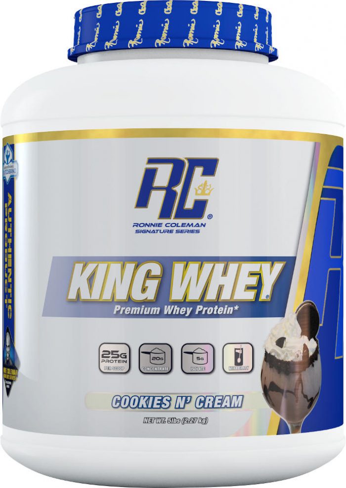 Ronnie Coleman Signature Series King Whey - 5lbs Cookies & Cream