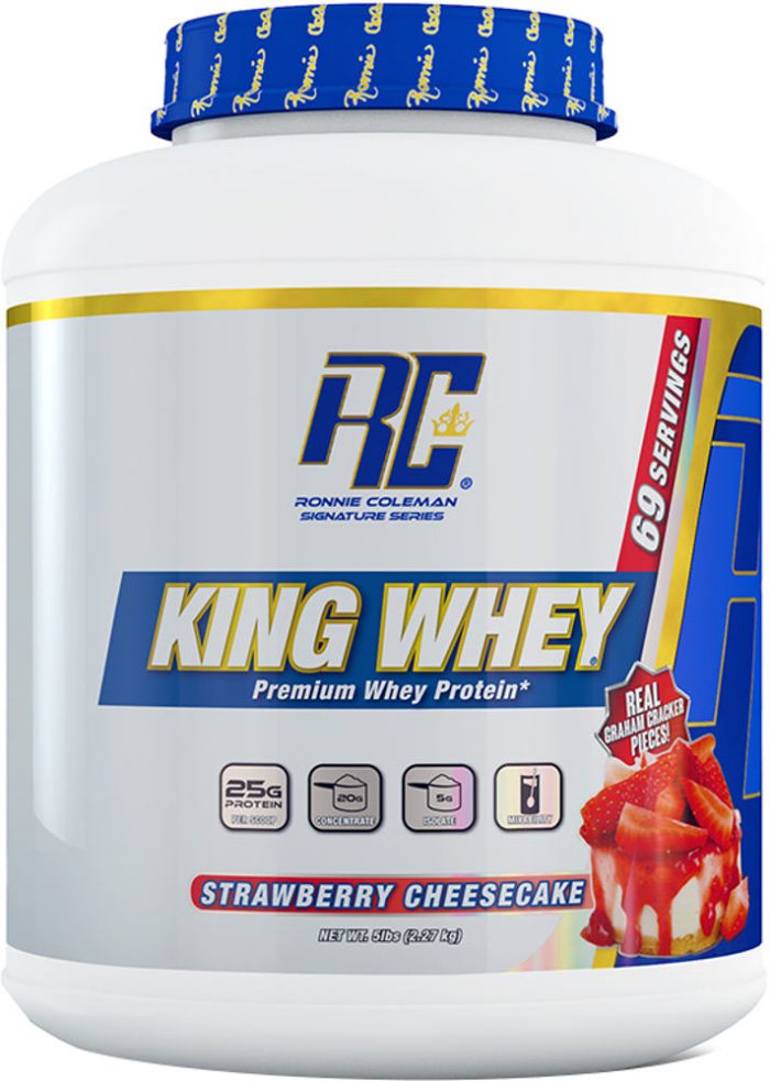 Ronnie Coleman Signature Series King Whey - 5lbs Strawberry Cheesecake