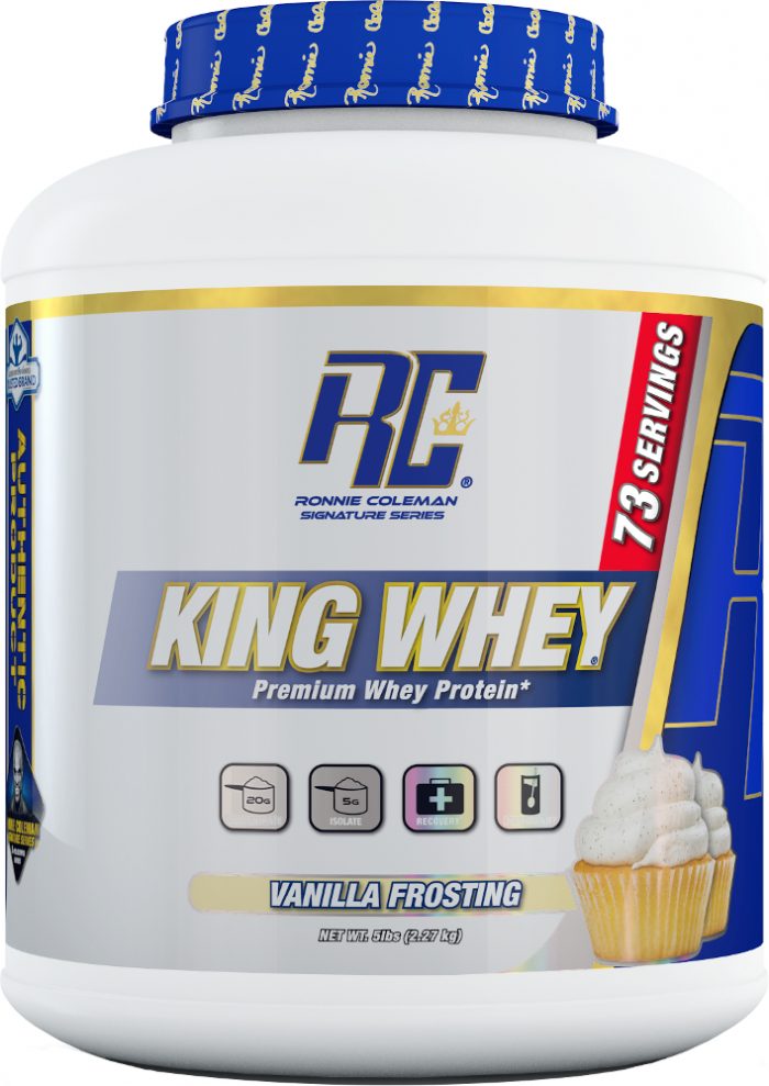Ronnie Coleman Signature Series King Whey - 5lbs Vanilla Frosting