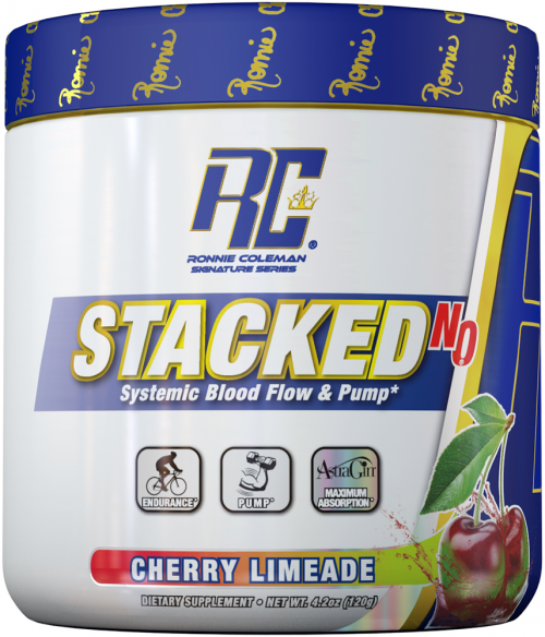 Ronnie Coleman Signature Series Stacked-N.O. - 30 Servings Cherry Lime