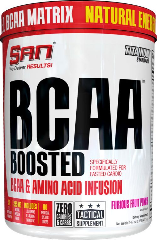 SAN BCAA Boosted - 40 Servings Furious Fruit Punch