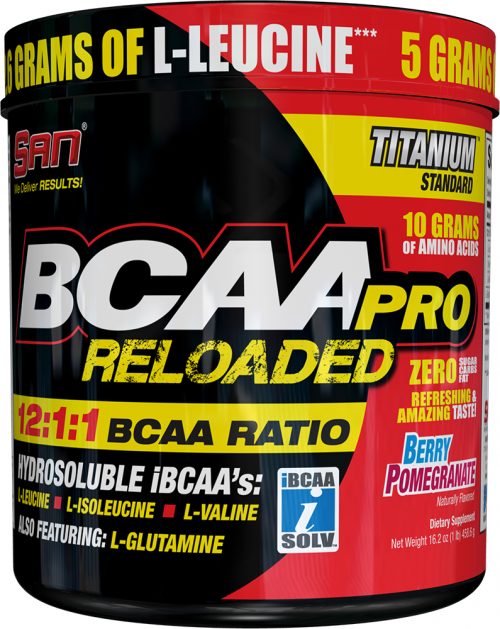 SAN BCAA Pro Reloaded - 40 Servings Berry Pomegranate - Exp. 6/17