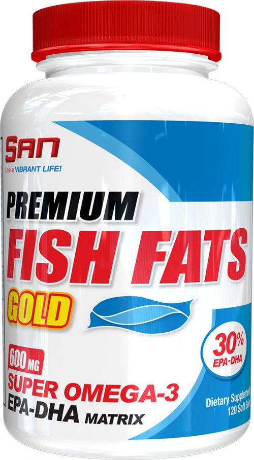 SAN Premium Fish Fats Gold - 120 Softgels