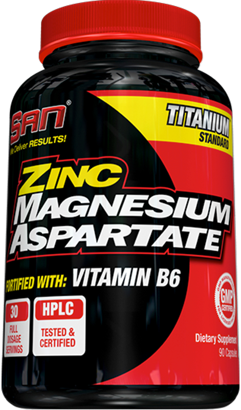 SAN Zinc Magnesium Aspartate - 90 Capsules